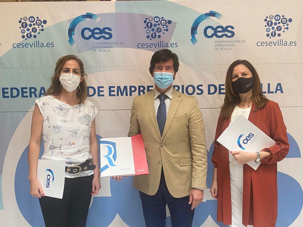 ribamar renueva convenio con CES empresarios Sevilla FP