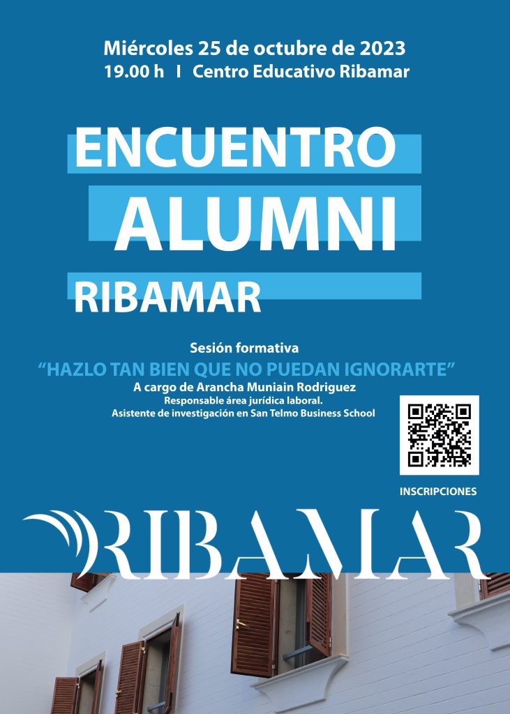 Encuentro Alumni Ribamar curso 2023/24 con Arancha Muniain