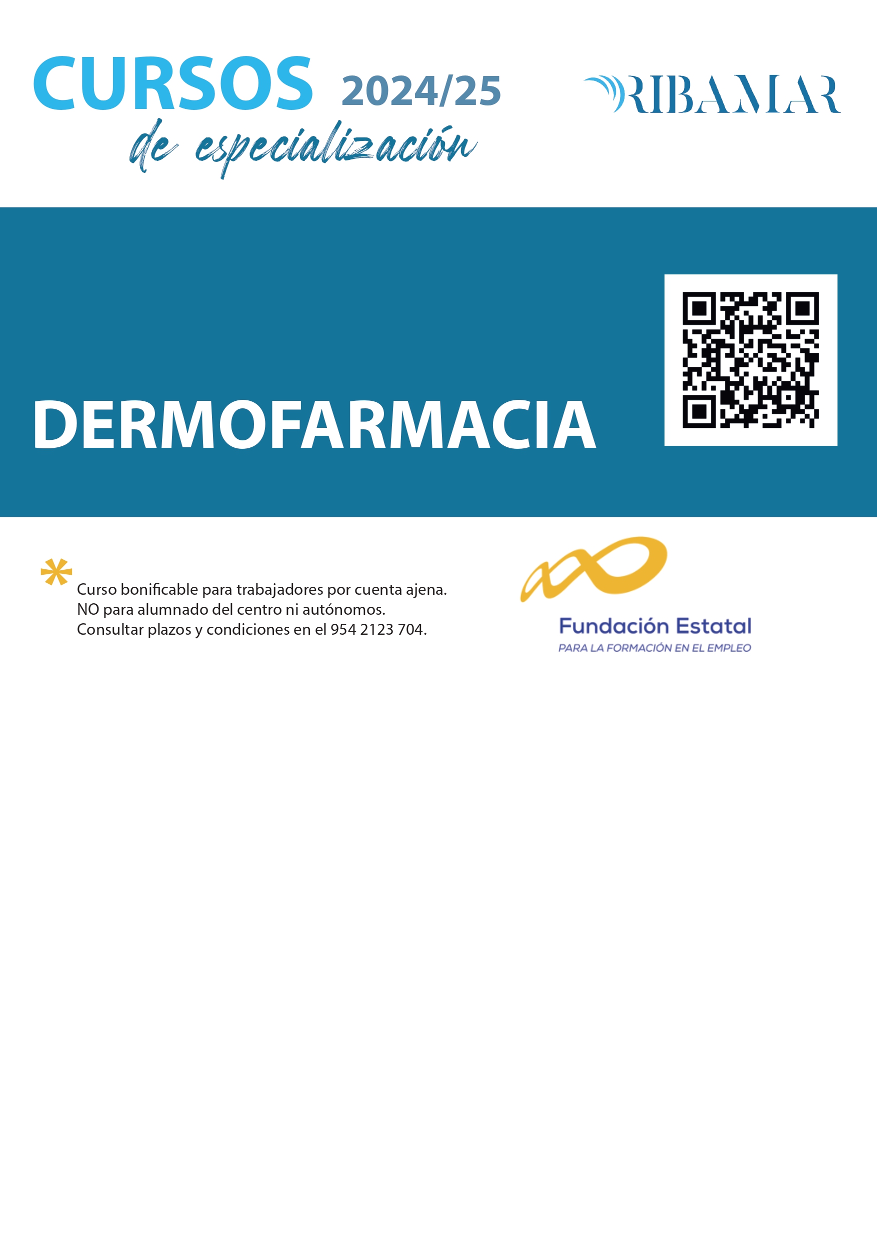 curso especialización dermofarmacia Ribamar FP Sevilla informacion