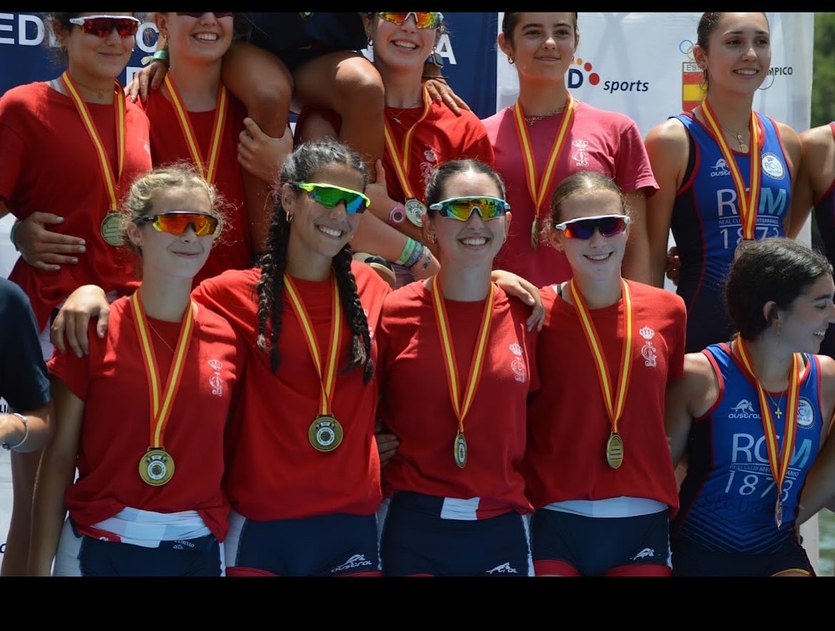 campeonato remo alumna eso ribamar sevilla medalla oro