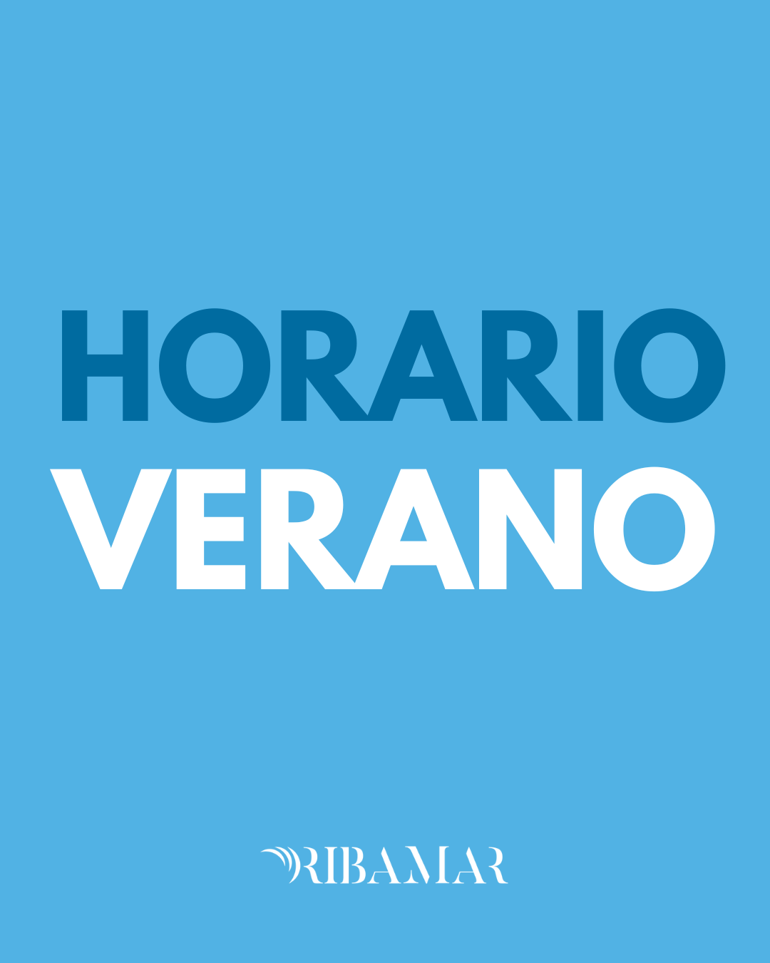 horario de verano Ribamar