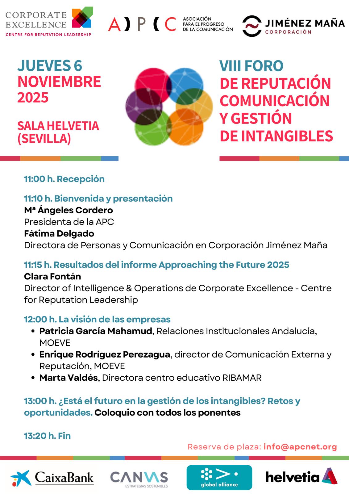 RIBAMAR PARTICIPARÁ EN EL VIII FORO DE REPUTACIÓN, COMUNICACIÓN Y GESTIÓN DE INTANGIBLES