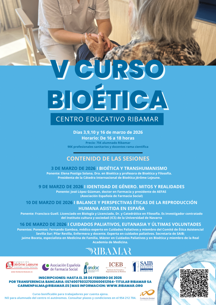 V CURSO BIOÉTICA 2026 RIBAMAR TRIPARTITA