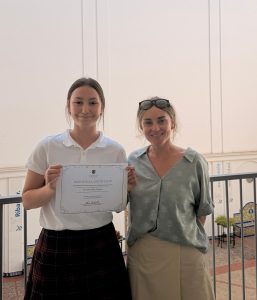 certificado de honor Bachillerato Dual Ribamar