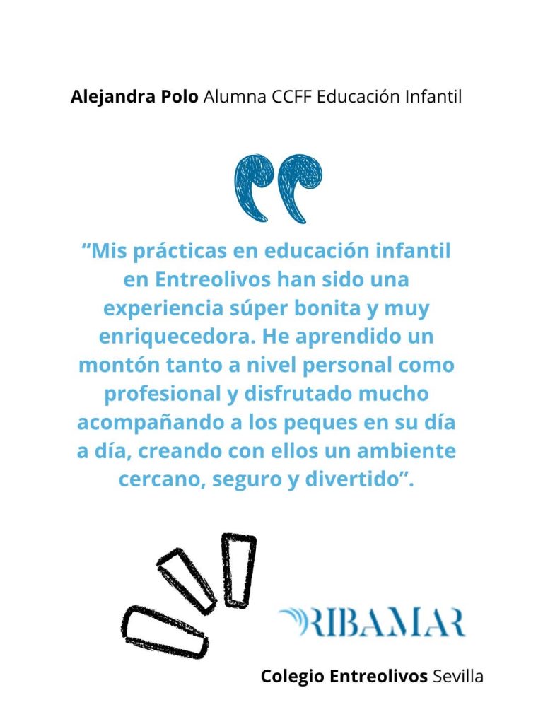 Practicas FP Dual CFGS Educación Infantil Ribamar Colegio de Fomento Entreolivos FP Sevilla