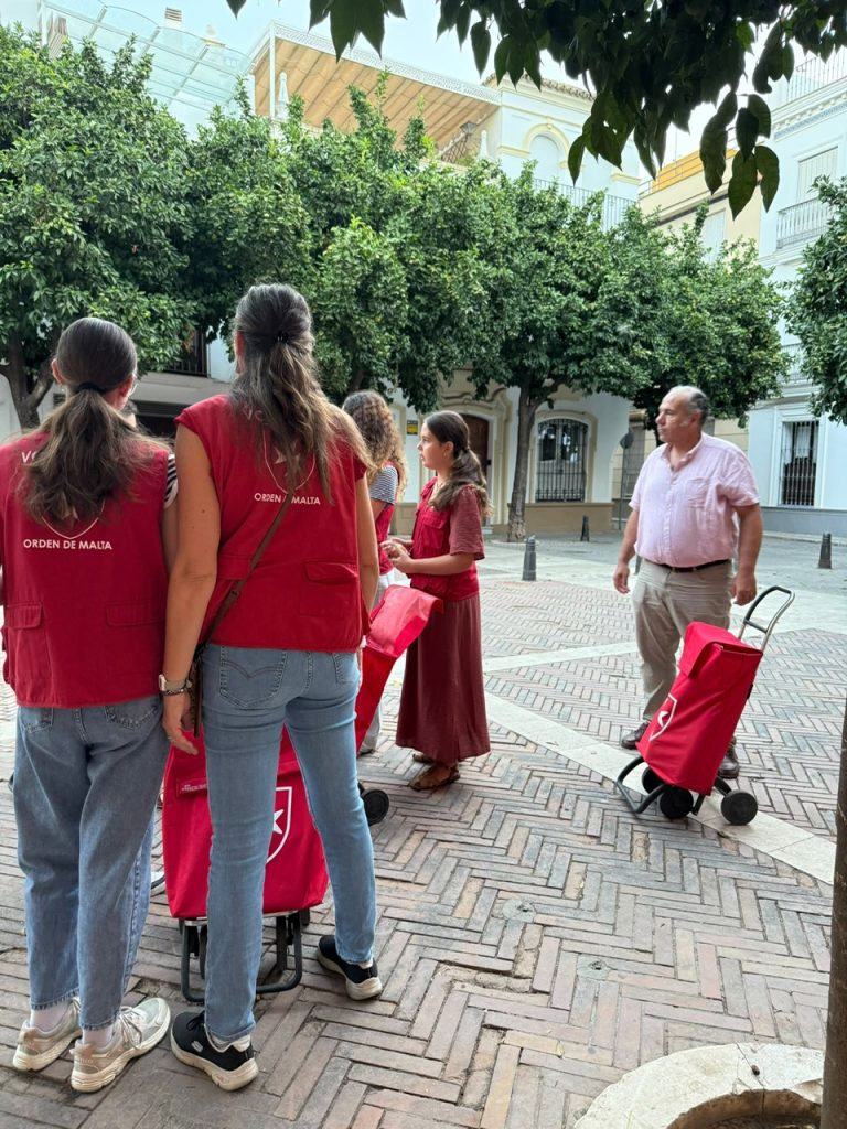 voluntariado Ribamar La Orden de Malta Sevilla reparto de alimentos